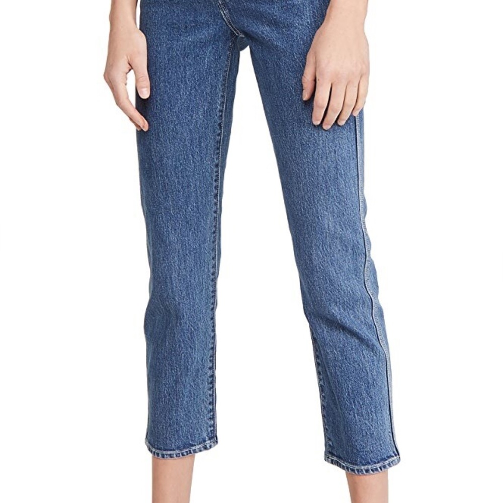 Levi’s Premium Wedgie Fit Straight Utility Jeans in "Middle Sister" Size 27